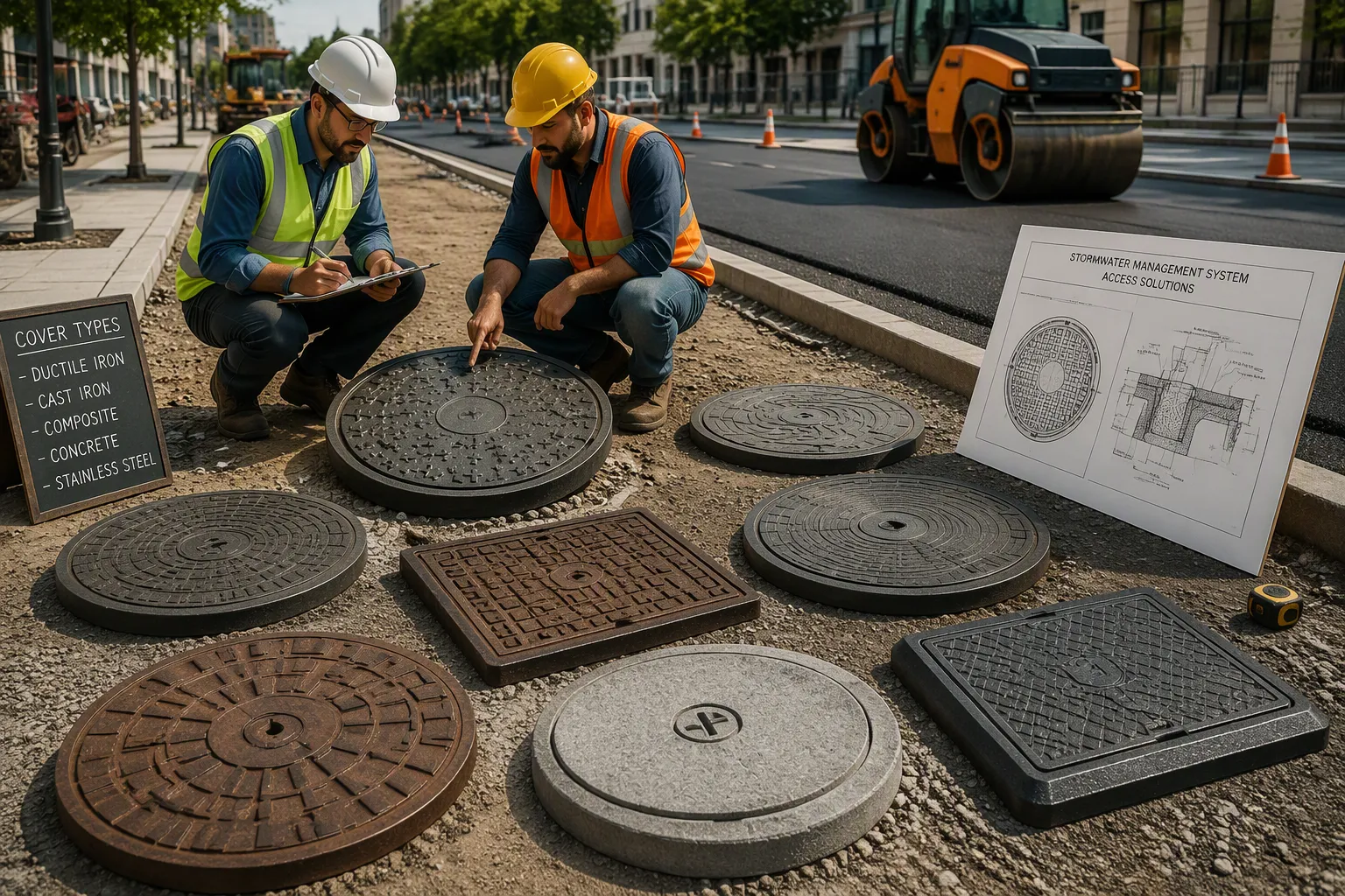 Cómo elegir la tapa de alcantarilla adecuada para diferentes proyectos de carreteras e infraestructuras.