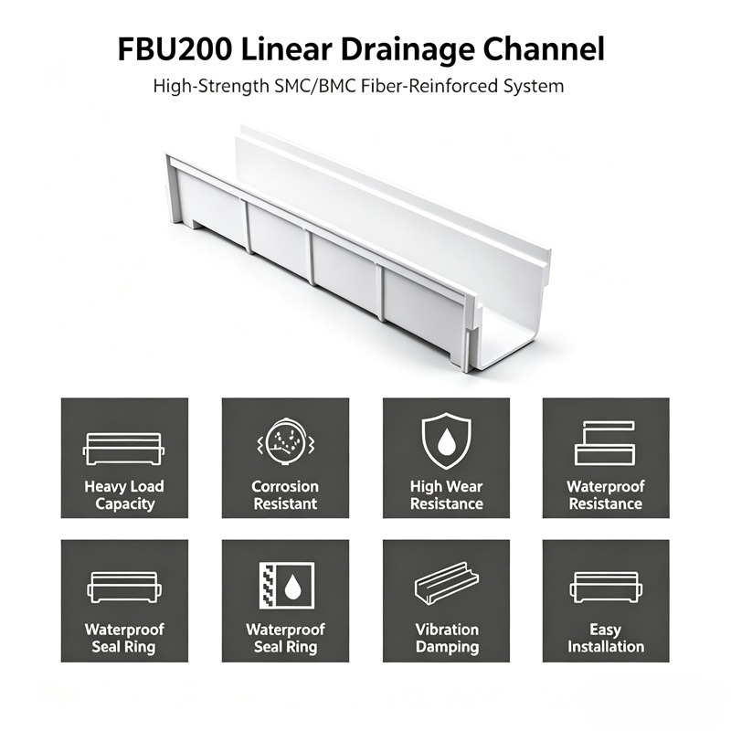 EN124 D400 drainage trench