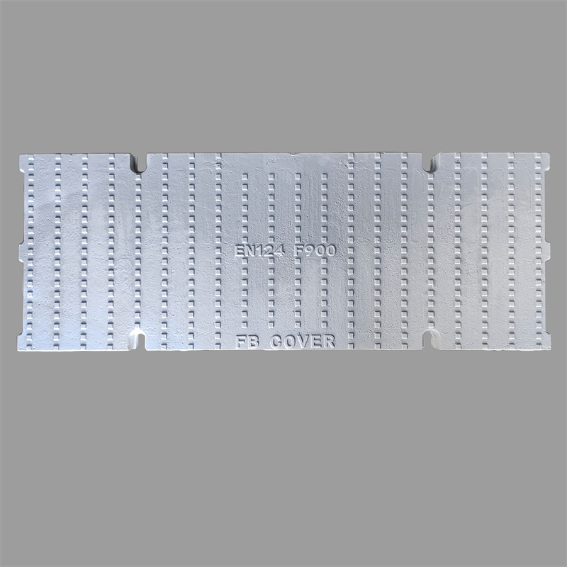 EN124 F900-certified ductile iron rectangular manhole cover